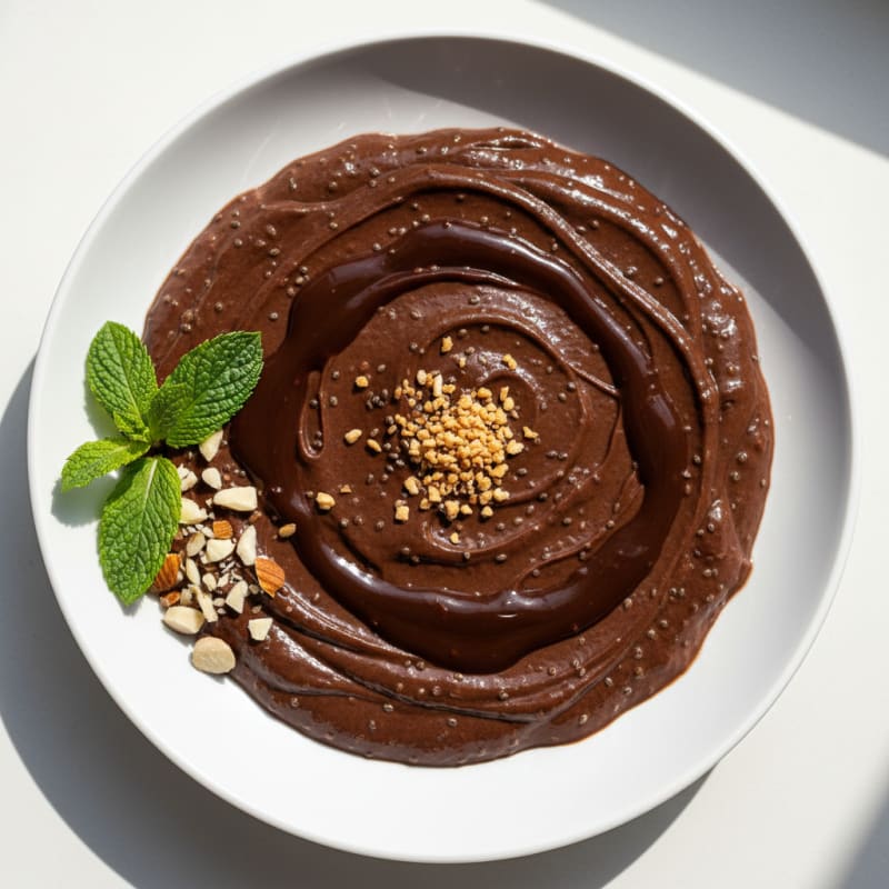 Silky Chocolate Protein Pudding