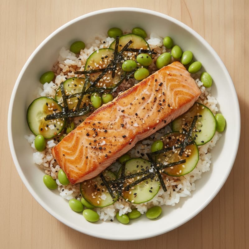 Salmon Sushi Rice Bowl