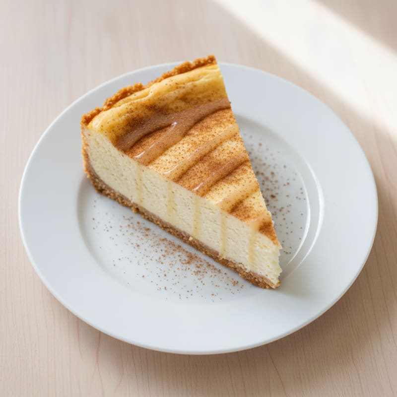 Creamy Vanilla Protein Cheesecake with Almond Crust