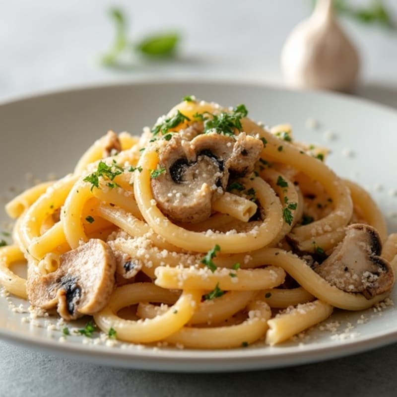 Silky Mushroom Truffle Pasta