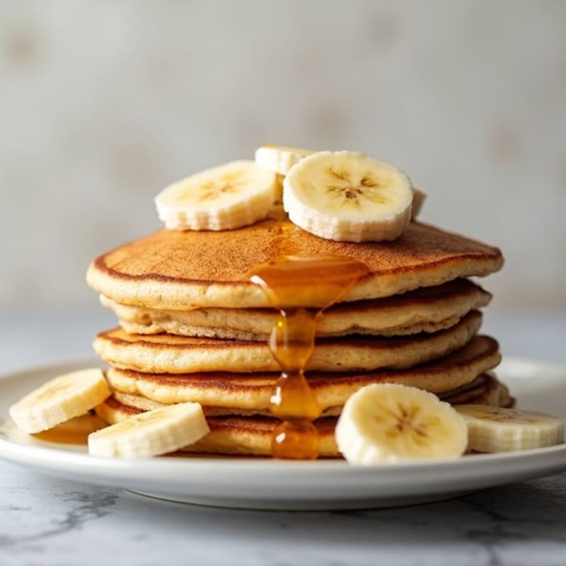 Fluffy Vanilla Protein Pancakes