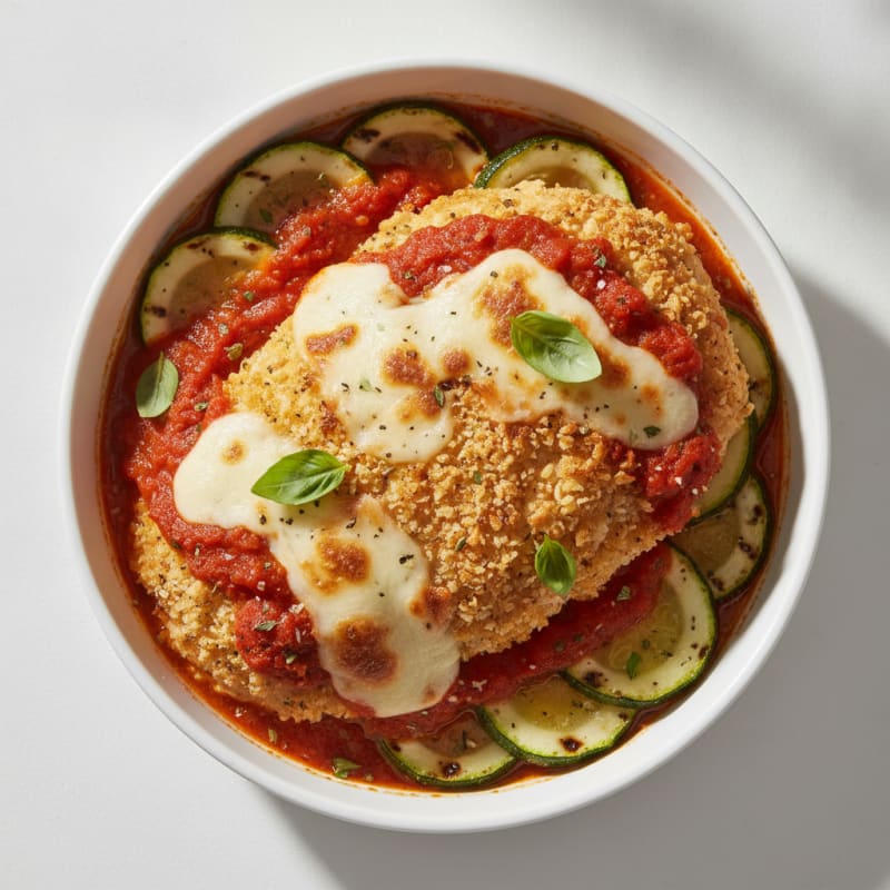 Baked Chicken Parmesan with Marinara