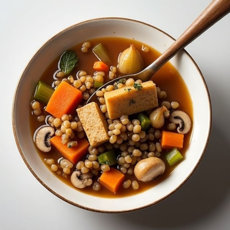 Hearty Mushroom and Root Vegetable Stew