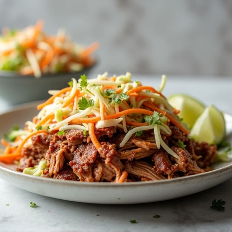 Slow Cooker Pulled Pork with Tangy Slaw