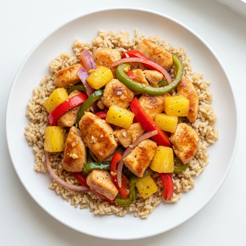 Sweet and Sour Chicken with Pineapple