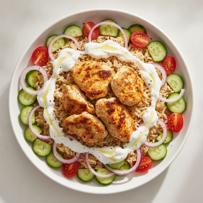 Chicken Shawarma Rice Bowl