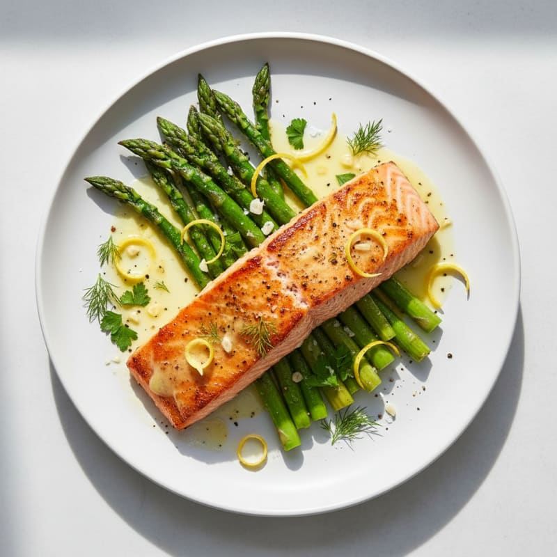 Golden Lemon-Herb Grilled Salmon