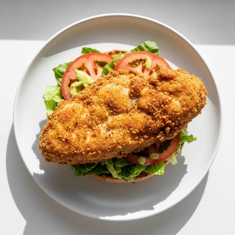 Crispy Buttermilk Fried Chicken Sandwich