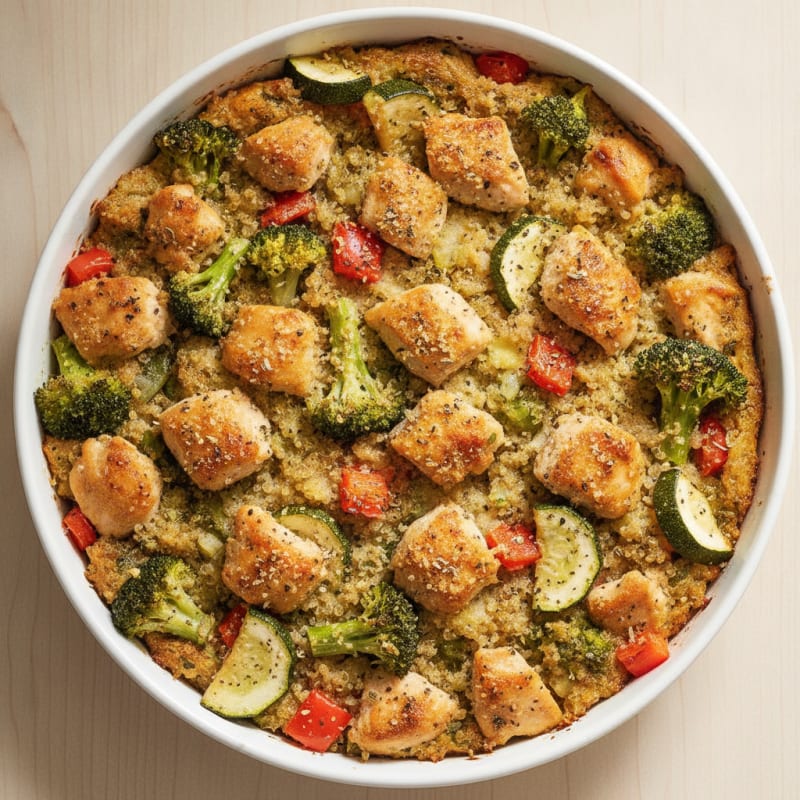 Chicken and Vegetable Baked Casserole