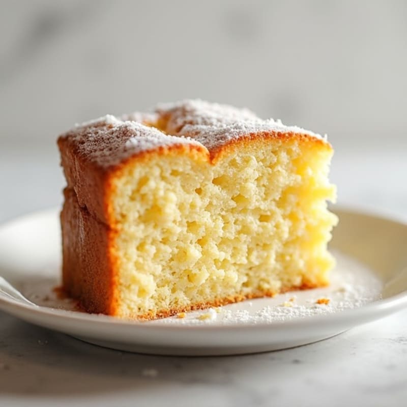 Moist Vanilla-Almond Coconut Flour Cake
