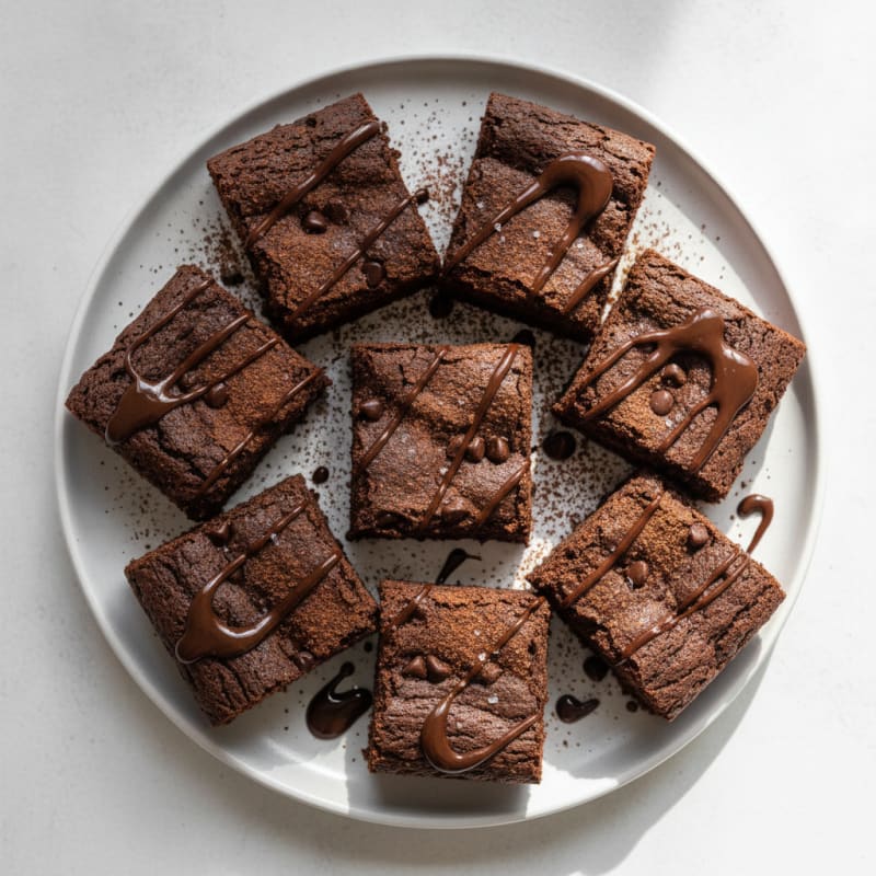 Fudgy Chocolate Brownie Squares