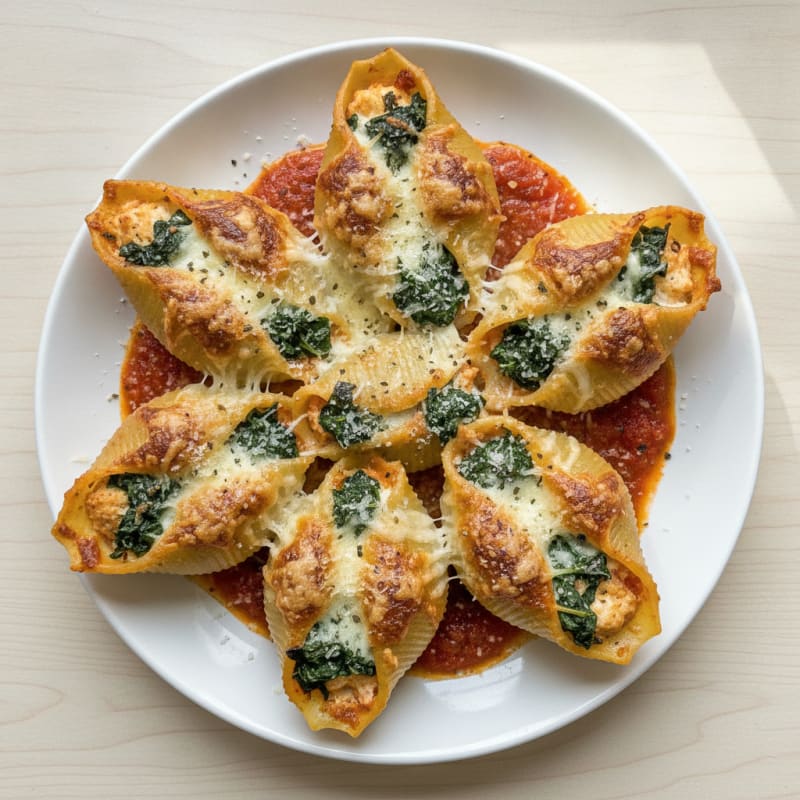 Spinach & Ricotta Stuffed Shells