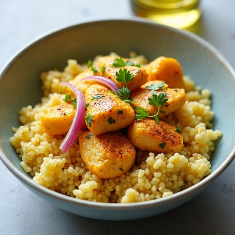 Coconut Curry Chicken with Cauliflower Rice