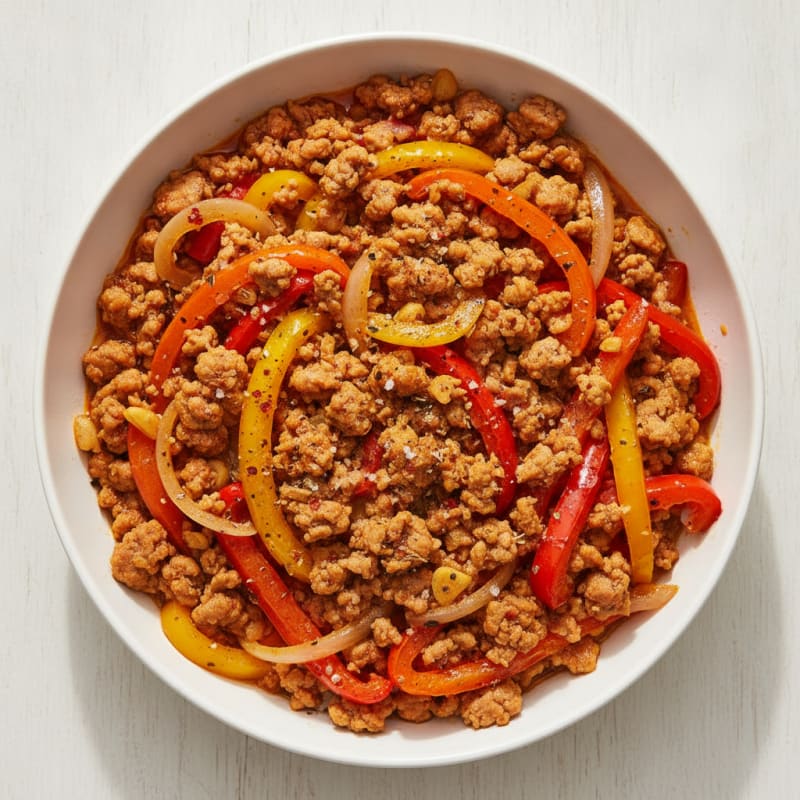 Savory Ground Turkey Skillet