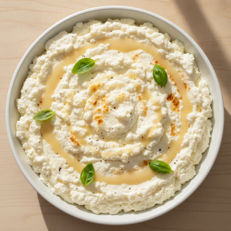 Cottage Cheese Protein Mousse with Vanilla Bean