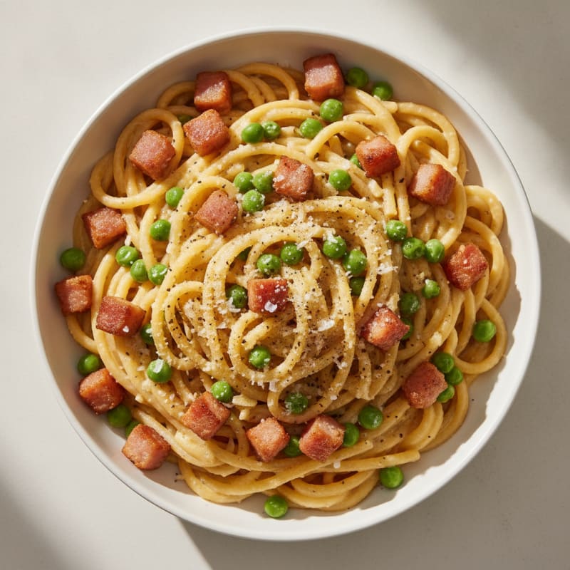 Classic Carbonara with Crispy Pancetta