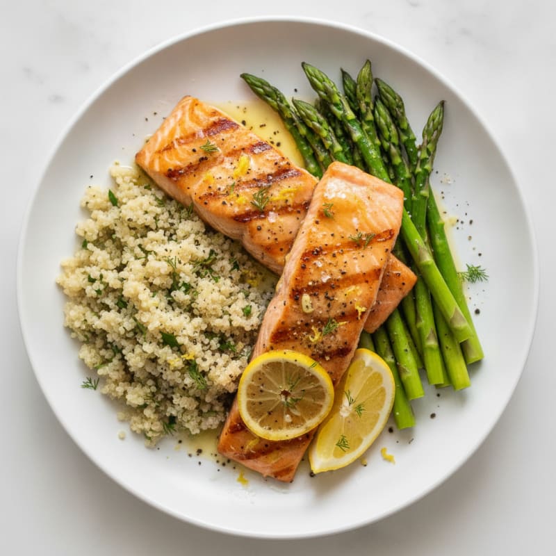 Lemon Herb Grilled Salmon