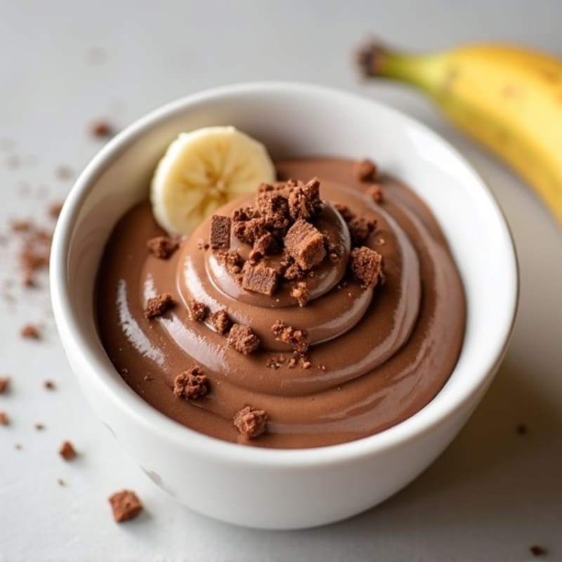 Silky Chocolate Protein Pudding with Greek Yogurt