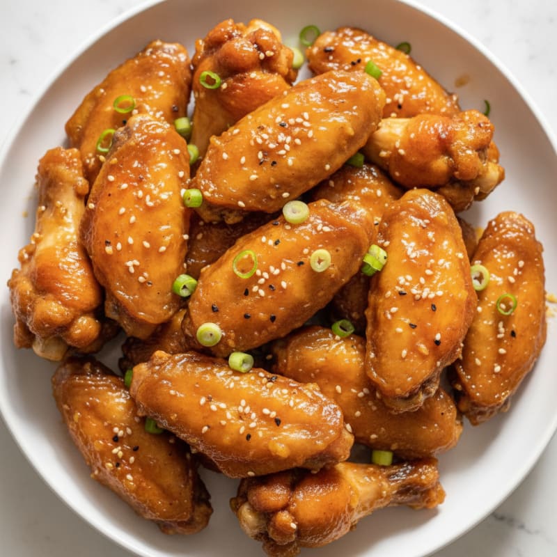 Baked Honey-Garlic Chicken Wings