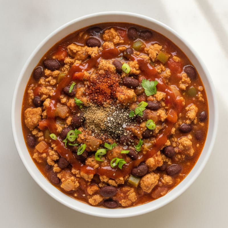 Turkey and Black Bean Chili