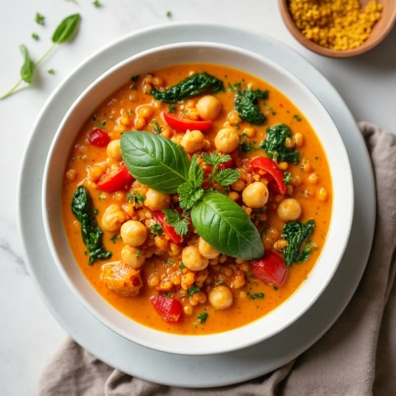 Creamy Coconut Red Lentil Curry