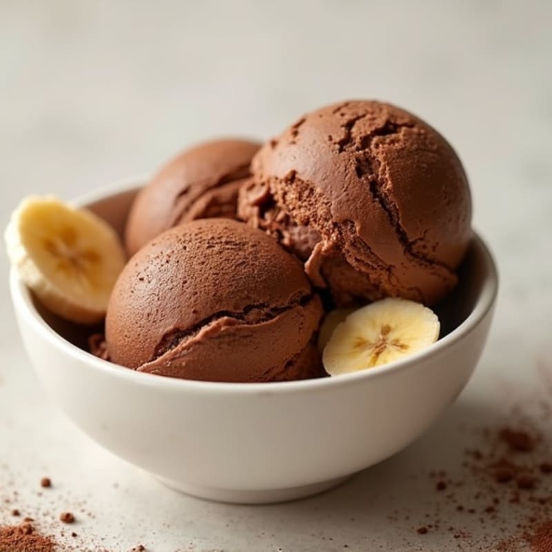 Creamy High-Protein Chocolate Ice Cream