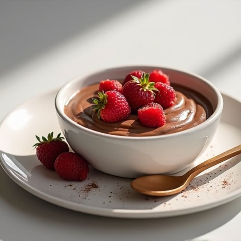 Silky Chocolate Protein Pudding