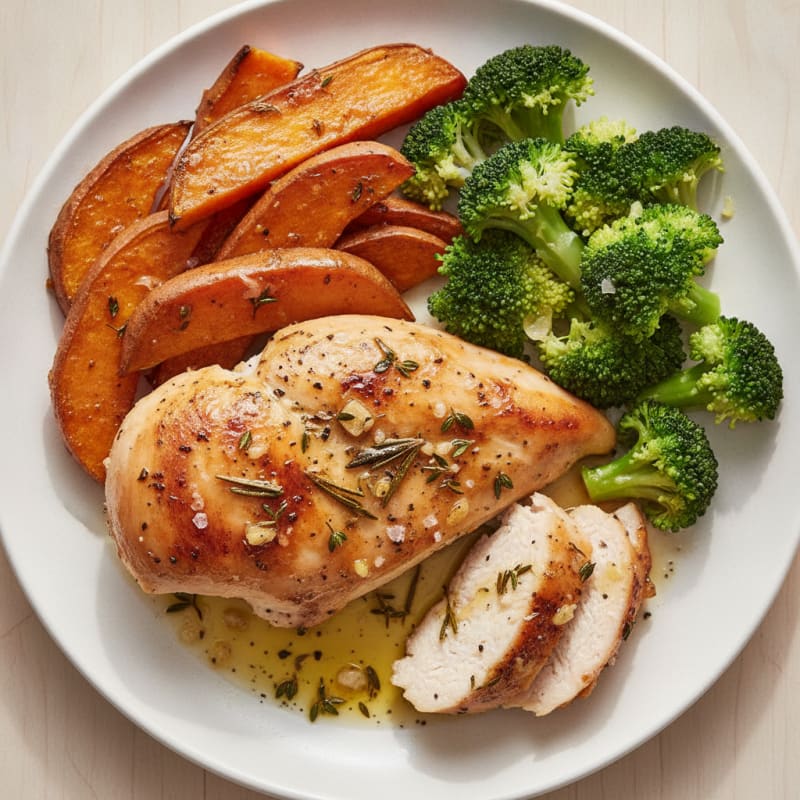 Garlic Herb Roasted Chicken Breast