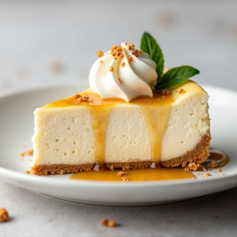 Creamy Greek Yogurt Protein Cheesecake
