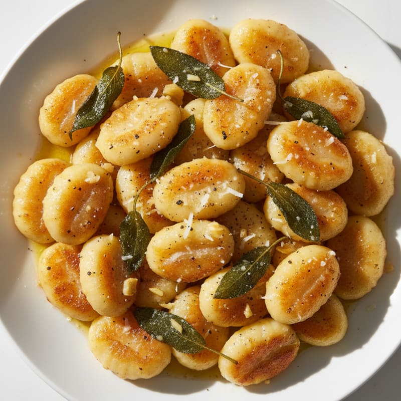 Creamy Ricotta Gnocchi with Sage Butter
