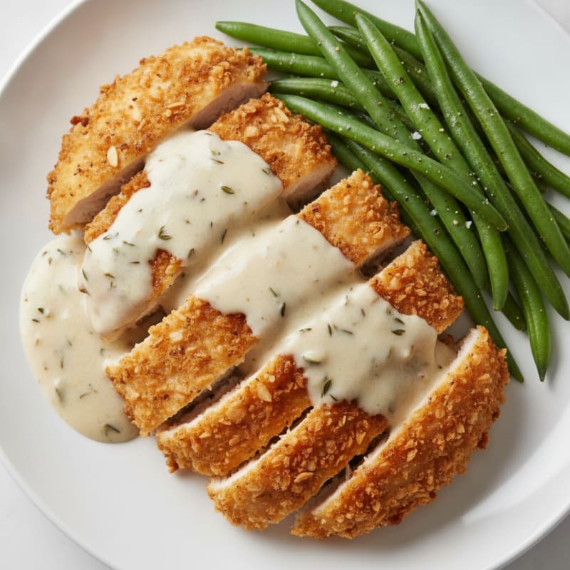 Buttermilk Fried Chicken with Creamy Gravy