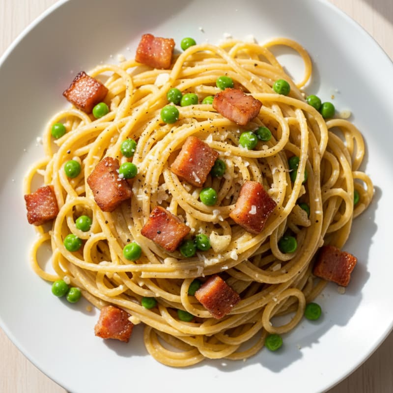 Classic Carbonara with Pancetta and Egg