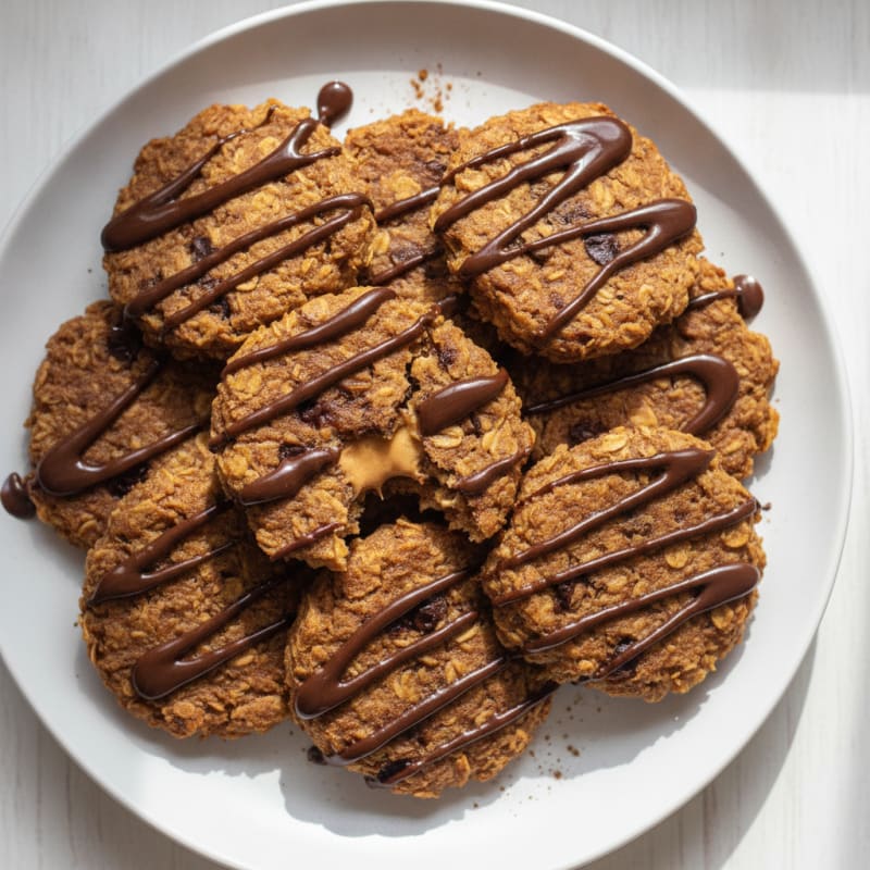 Peanut Butter Chocolate Date Oat Bites