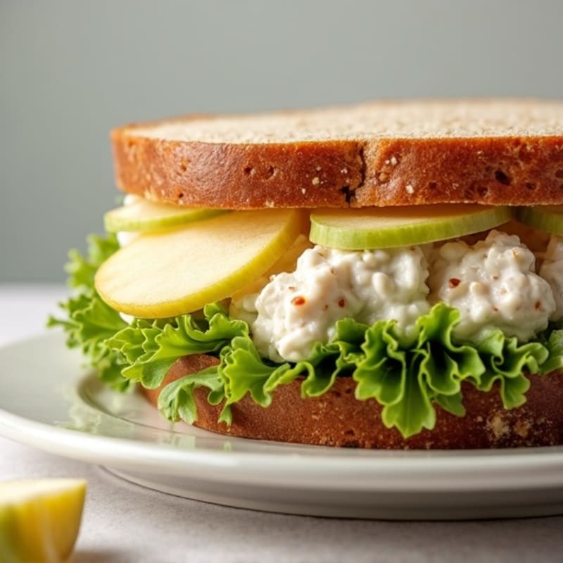 Healthy Creamy Chicken Salad Sandwich