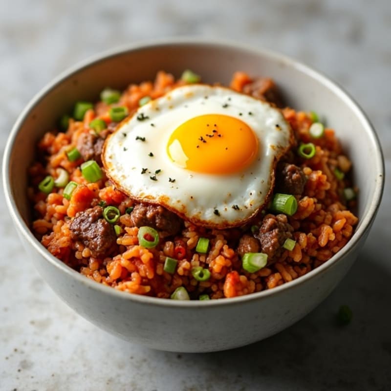 Lean Beef Kimchi Fried Rice