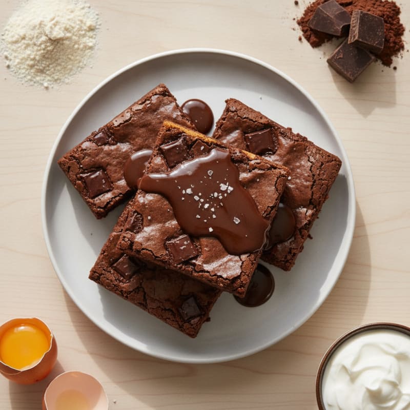 Fudgy Chocolate Chunk Brownies