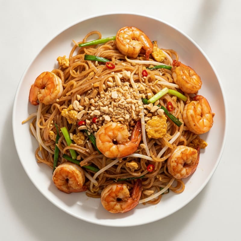 Shrimp Pad Thai Noodles