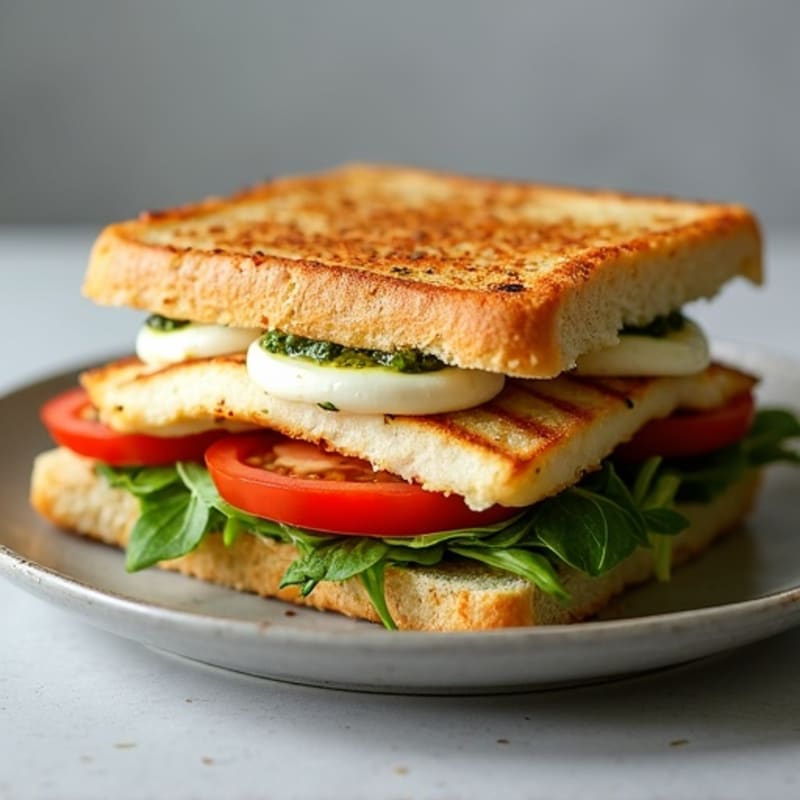 Fresh Mozzarella Pesto Grilled Chicken Sandwich