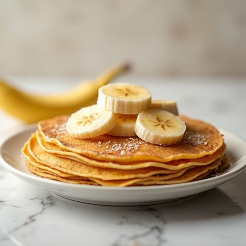 Protein-Rich Almond Butter Banana Crepes