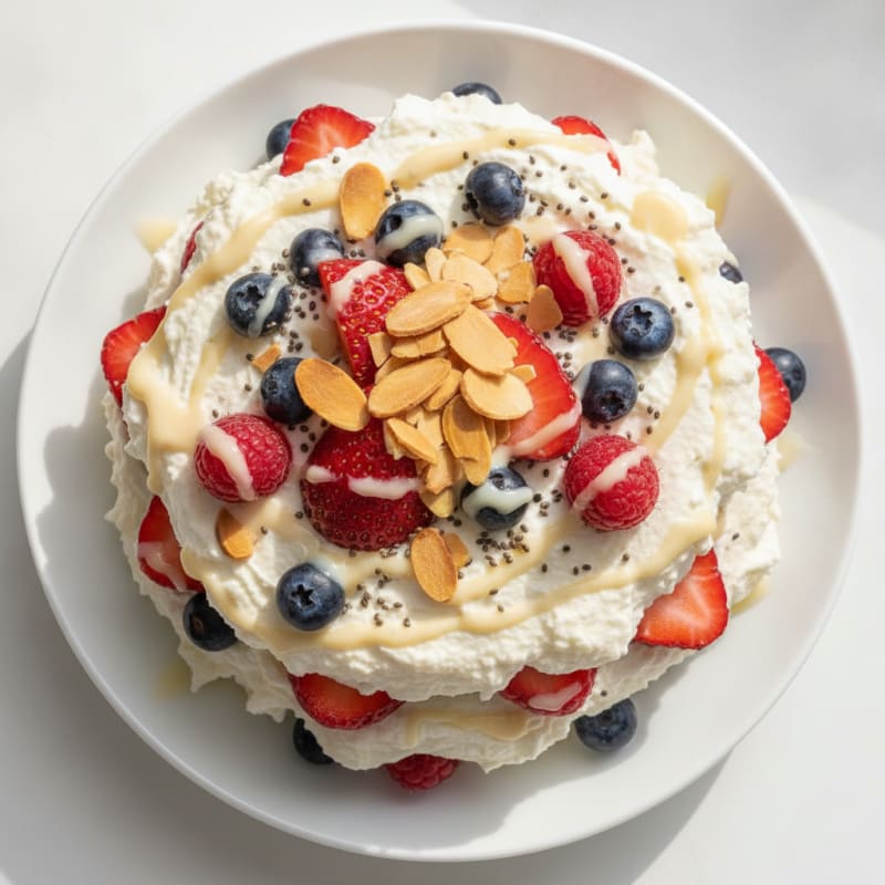 Sugar-Free Cheesecake Pudding Parfait