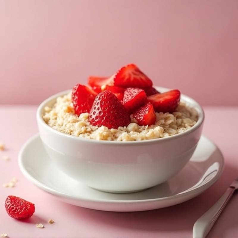 Creamy Strawberry Shortcake Overnight Oats