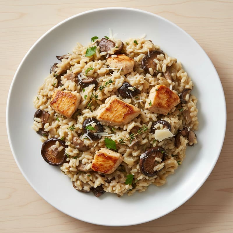 Creamy Wild Mushroom Risotto