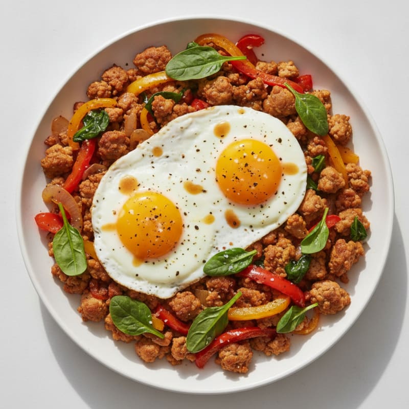 Loaded Breakfast Skillet with Eggs