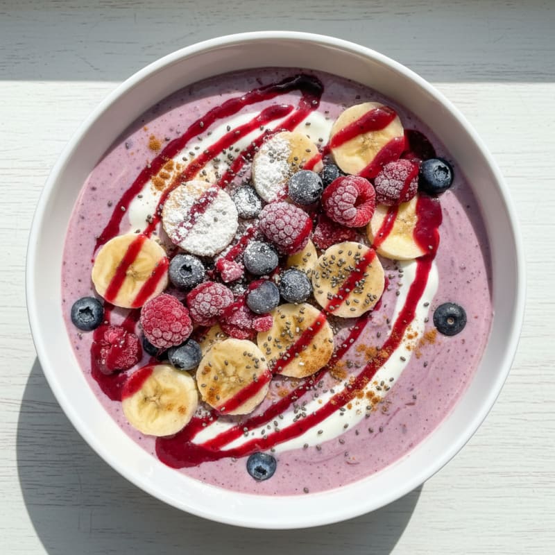 Creamy Berry Banana Smoothie