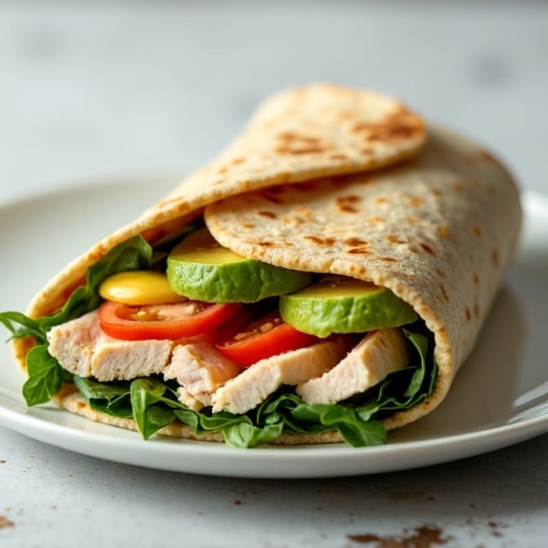 Fresh Turkey Avocado Wrap