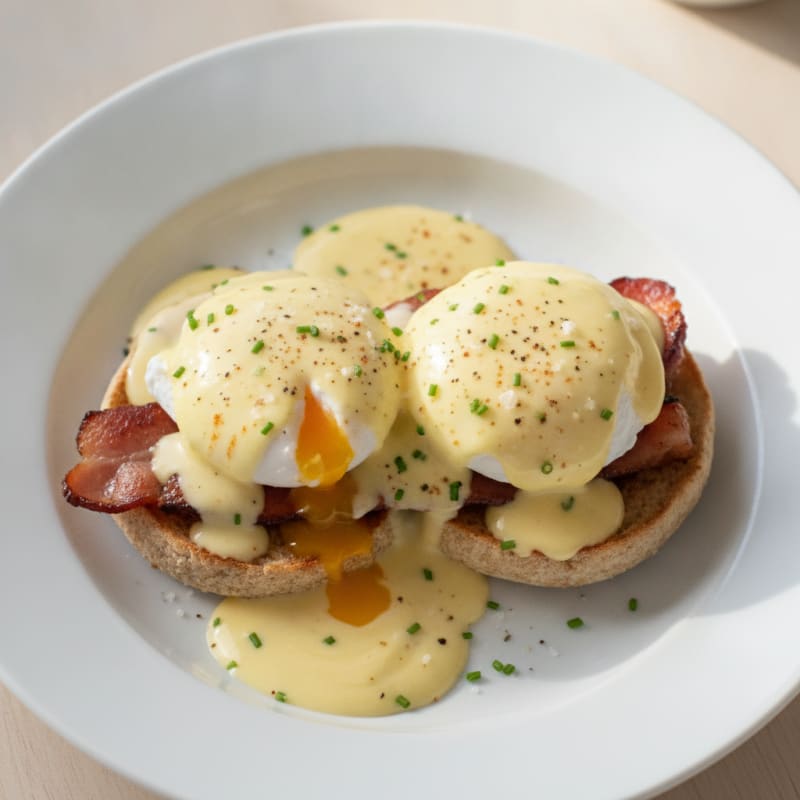 Classic Eggs Benedict with Hollandaise