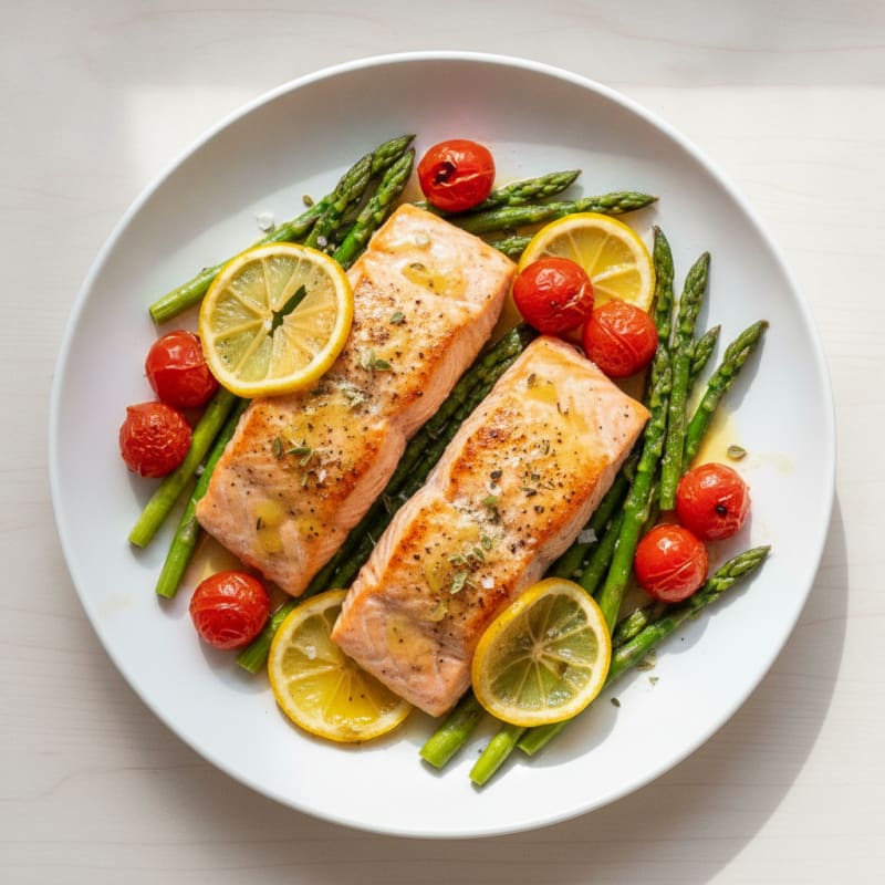 Sheet Pan Lemon Herb Salmon
