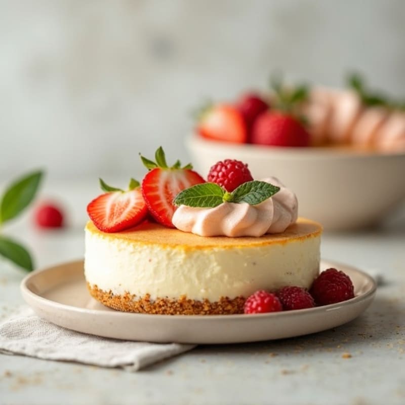 Greek Yogurt Protein Cheesecake