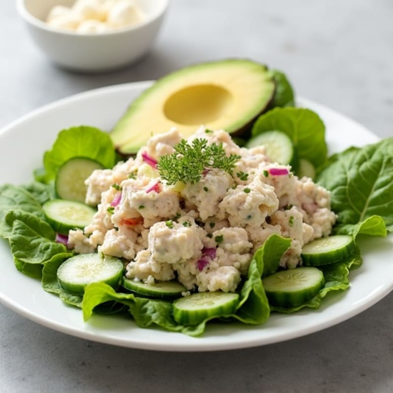 Creamy Tuna Salad with Crisp Veggies