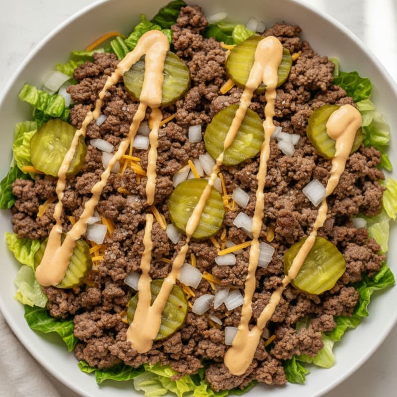 Big Mac Protein Bowl